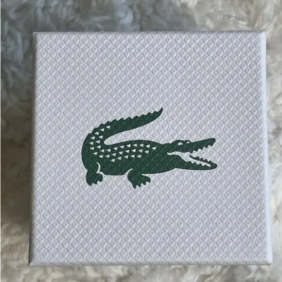 Lacoste L.12.12 Blue Silicone Strap Watch Mens 2010987 Dial Analog Logo NEW - Picture 8 of 9